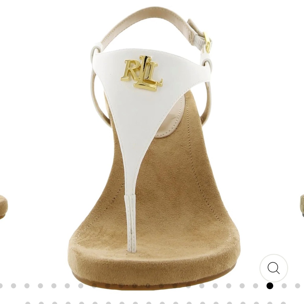 LAUREN RALPH LAUREN
JEANNIE WOMENS LOGO WEDGE SANDALS